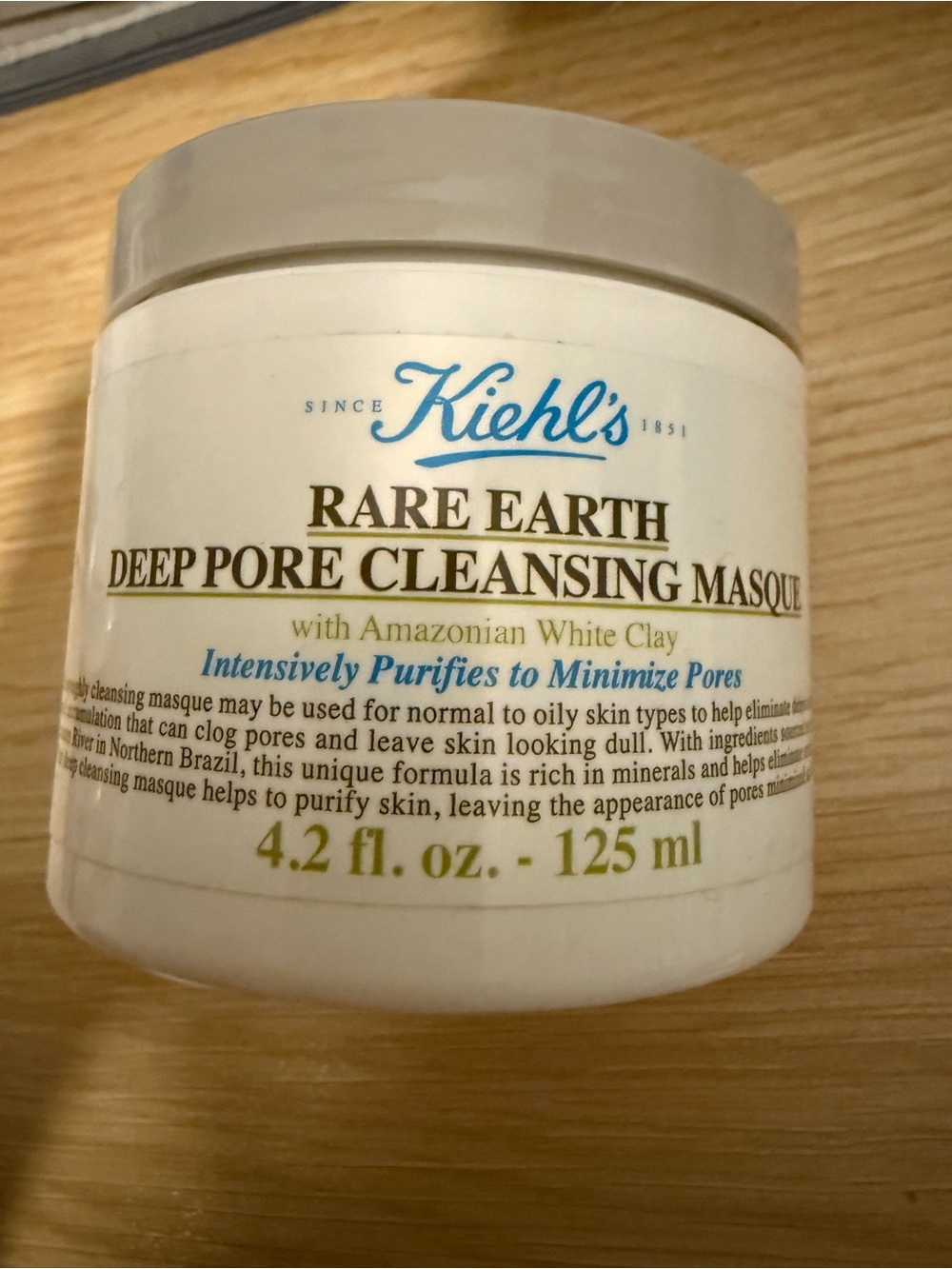 NWT Kiehl’s Rare Earth Deep Pore Cleansing Mask
